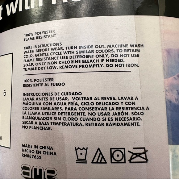 Disney Frozen Robe & 2 Pc Pajamas Girls' Size 6 Lilac & Blue Multi MSRP $60 NWT - Picture 8 of 8